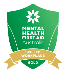 Mental Health First Aid (MHFA) Skilled Workplaces Initiative - Gold Status
