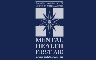 Accredited to provide Mental Health First Aid Courses by MHFA Australia
